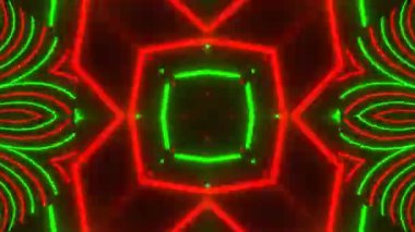 Neon ışıklar arka planda. parlayan çizgiler, soyut arkaplan.