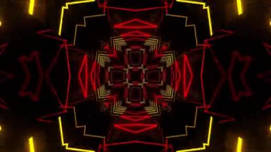 soyut kaleydoskopik arkaplan, festival ışıkları.