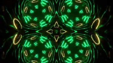 Soyut arkaplan. Kaleydoskopik bulanık desenli ve 3 boyutlu. 3d hazırlama tasarımı