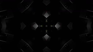 Soyut neon ışıkların 3 boyutlu görüntüsü