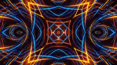 Soyut sürekli değişen ışık, Festival arka plan