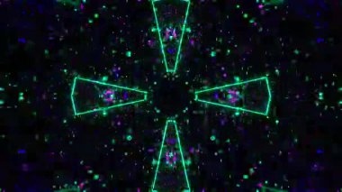 Soyut kaleydoskopik ışıklar arka plan