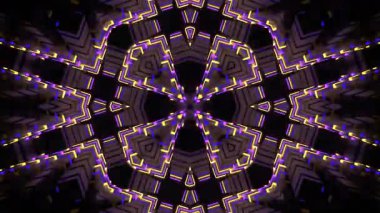 Fraktal arkaplan ile üç boyutlu soyut arkaplan