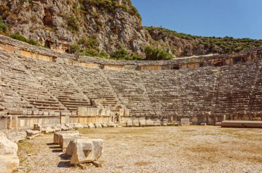 Antik Amfitiyatro barış, Demre ilinin şehir kalıntıları.