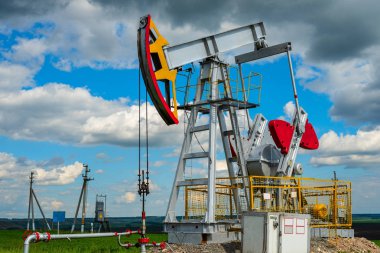 Modern petrol sallanan sandalye bir alanda yeşil çimen