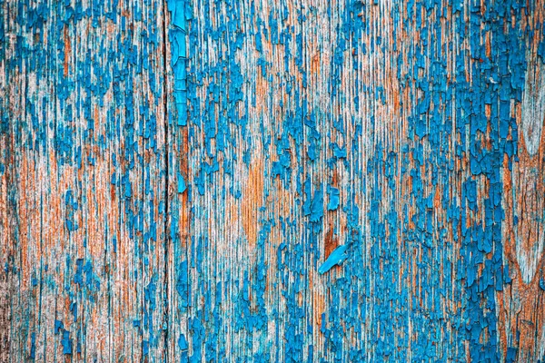 Παλιά διαβρωμένο μπλε ξύλινο φόντο — Φωτογραφία Αρχείου