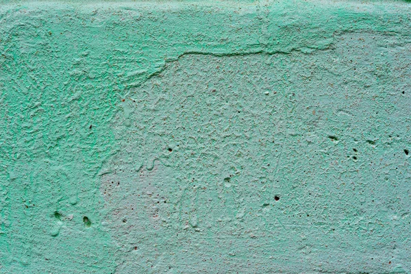 Υφή του παλιού πράσινου-ζωγραφισμένο τοίχο τσιμέντου — Φωτογραφία Αρχείου
