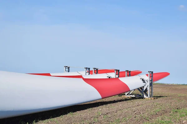 Construction Site Wind Farm Alibunar Serbia — Stock Photo, Image