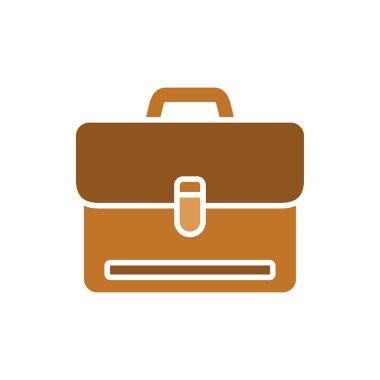 Evrak çantası ikon vektör tasarım şablonu. iş teması resimleme tasarımı