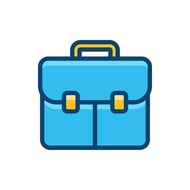 Evrak çantası ikon vektör tasarım şablonu. iş teması resimleme tasarımı