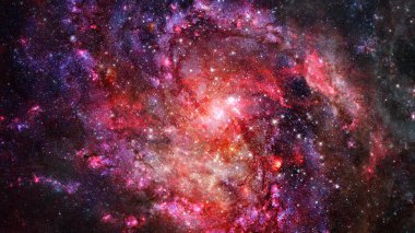 Yıldızlı uzay. Bu görüntünün elementleri NASA tarafından desteklenmektedir.