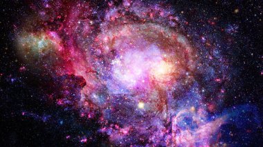 Galaxy ve bulutsu. Alan arka plan soyut. Bu görüntü döşenmiş Nasa tarafından unsurları.