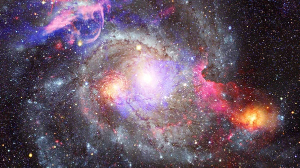 Galaxy Och Nebula Abstrakta Utrymme Bakgrund Delar Denna Bild Inredda — Stockfoto