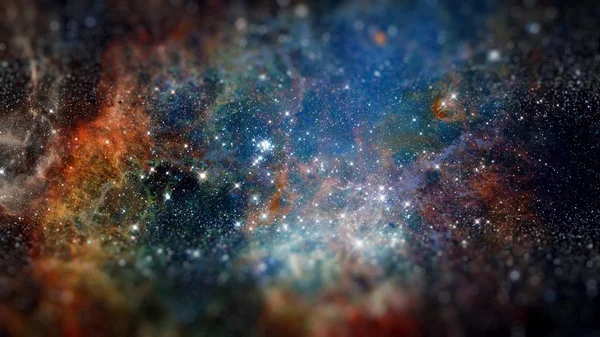 反射星雲は星形成のサイトです サイエンス フィクション アート小さな Dof Nasa から提供されたこのイメージの要素 — ストック写真