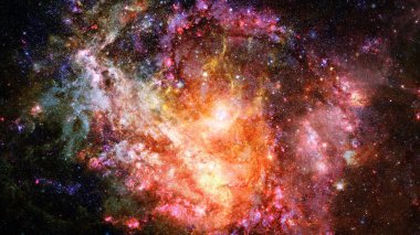 Derin uzayda nebula ve yıldızlar. Bu görüntünün elementleri NASA tarafından desteklenmektedir.