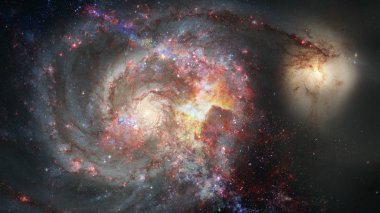 Uzayın derinliklerinin yıldızlı arka planı. Bu görüntünün elementleri NASA tarafından desteklenmektedir.