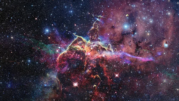 Μυστικιστικό Βουνό Περιοχή Στο Νεφέλωμα Καρίνα Απεικονίστηκαν Από Διαστημικό Τηλεσκόπιο — Φωτογραφία Αρχείου