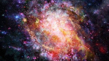 Kozmik sanat, bilim kurgu duvar kağıdı. Derin uzay güzelliği. Nasa tarafından döşenmiş bu görüntü unsurları.