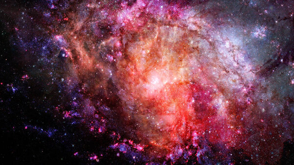 Universe filled with stars, nebula and galaxy. Elements of this image furnished by NASA