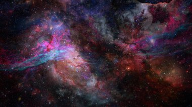 Galaxy ve bulutsu. Alan arka plan soyut. Bu görüntü döşenmiş Nasa tarafından unsurları.