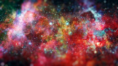 Bulutsusu ve derin uzay, gizemli evren yıldızlarda. Bilim kurgu sanat küçük Dof ile. Nasa tarafından döşenmiş bu görüntü unsurları