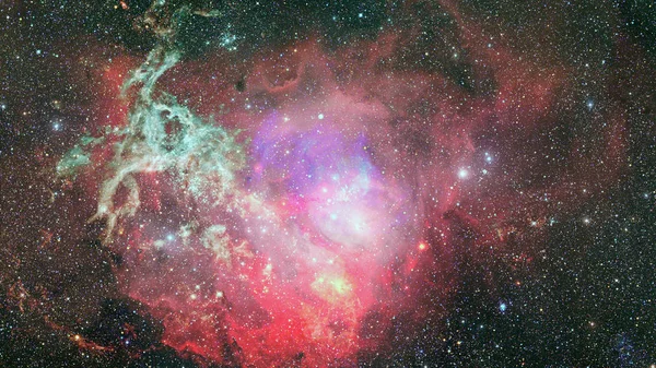 Nebula Űrben Kép Elemeit Nasa Bocsátotta Rendelkezésre — Stock Fotó