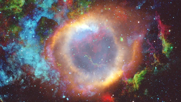 Όμορφο Νεφέλωμα Και Γαλαξίας Στοιχεία Αυτής Της Εικόνας Που Παρέχονται — Φωτογραφία Αρχείου
