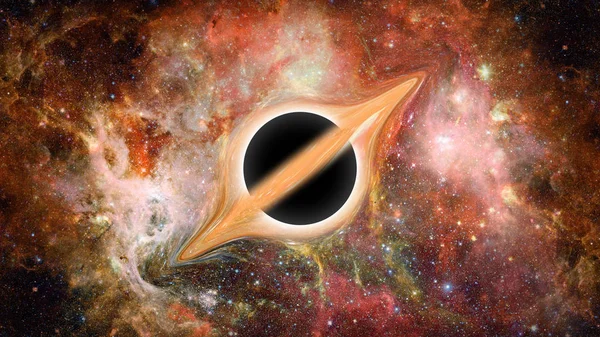 Czarna Dziura Tapeta Science Fiction Elementy Tego Obrazu Dostarczone Przez — Zdjęcie stockowe