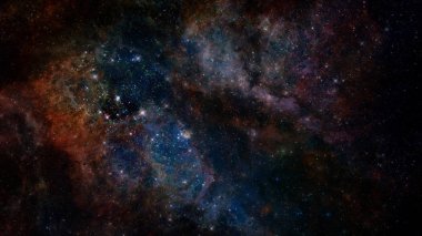 Yansıma bulutsusu site yıldız oluşumu. Nasa tarafından döşenmiş bu görüntü unsurları.