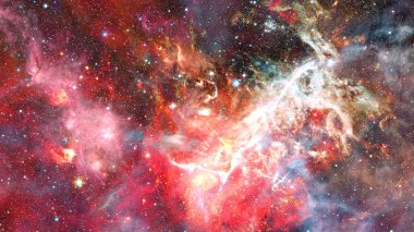 Galaxy ve bulutsu. Alan arka plan soyut. Bu görüntü döşenmiş Nasa tarafından unsurları.