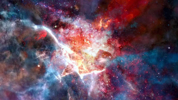 Облако Туманности Глубоком Космосе Элементы Этого Изображения Предоставлены Наса — стоковое фото