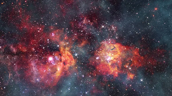 Nebulosa Gigante Brillante Fondo Espacial Con Nebulosa Roja Estrellas Elementos — Foto de Stock