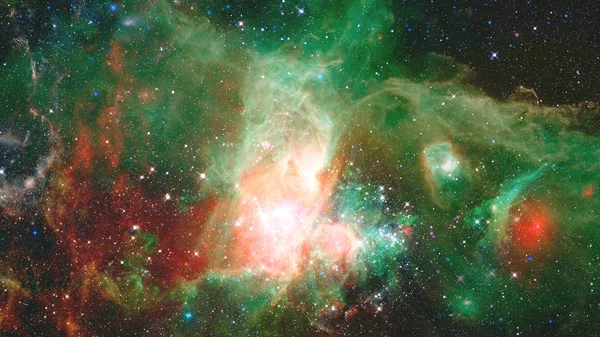 Stars Dust Gas Nebula Far Galaxy Elements Image Furnished Nasa — Stock Photo, Image