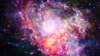 Uzayda nebula. Bu görüntünün elementleri NASA tarafından desteklenmektedir.