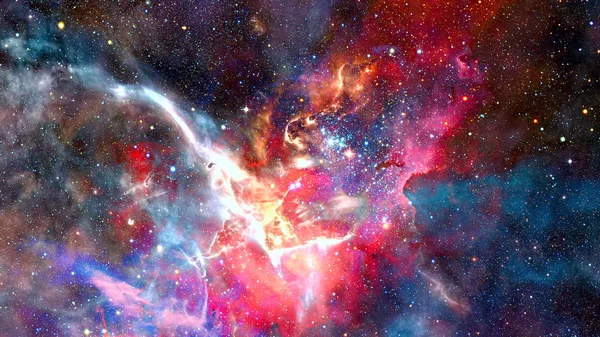 Nebulosa Estrellas Espacio Exterior Elementos Esta Imagen Proporcionados Por Nasa — Foto de Stock