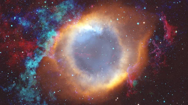Νεφέλωμα Και Αστέρια Στο Βαθύ Διάστημα Στοιχεία Αυτής Της Εικόνας — Φωτογραφία Αρχείου