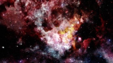 Bulutlar evren, evren, astronomi ve bilim projeler için uygun bir zemin olarak bileşimi. Nasa tarafından döşenmiş bu görüntü unsurları.