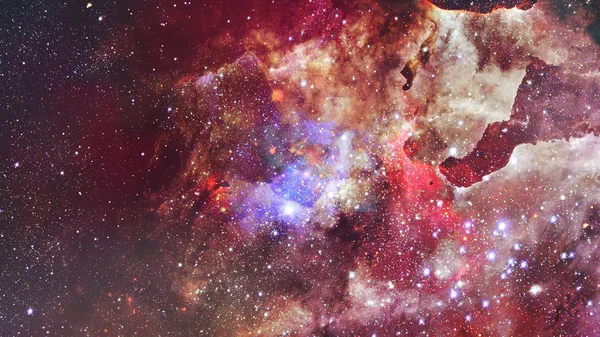 Karanlık Uzayda Nebula Galaksiler Görüntünün Elementleri Nasa Tarafından Desteklenmektedir — Stok fotoğraf