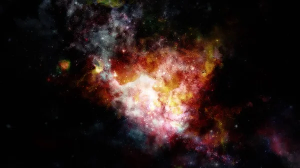 Malá část hvězdného pole vesmíru. Prvky tohoto snímku poskytla NASA. — Stock fotografie
