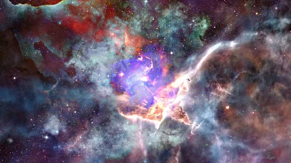 Spazio Stellato Profondo Nebulosa Galassia Elementi Questa Immagine Forniti Dalla — Foto Stock