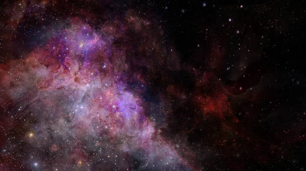 Bilimsel arka plan - galaxy ve boşluk bulutsu. Nasa tarafından döşenmiş bu görüntü unsurları