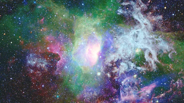 Galaxy Nebula Elements Image Furnished Nasa — Stock Photo, Image