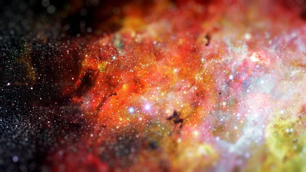 Абстрактный Научный Фон Галактика Туманность Космосе Искусство Научной Фантастики Маленьким — стоковое фото