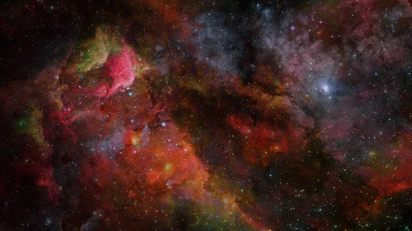 Uzayda nebula. Bu görüntünün elementleri NASA tarafından desteklenmektedir.