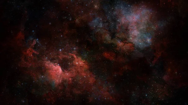 Espacio Exterior Profundo Estrellado Nebulosa Galaxia Elementos Esta Imagen Proporcionados — Foto de Stock
