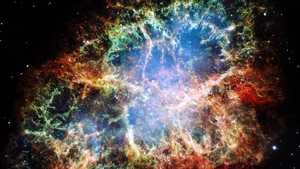 Universo Cheio Estrelas Nebulosas Galáxias Elementos Desta Imagem Fornecidos Pela — Fotografia de Stock