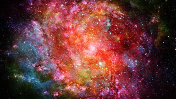 Nébuleuse Étoiles Dans Espace Lointain Univers Mystérieux Éléments Cette Image — Photo