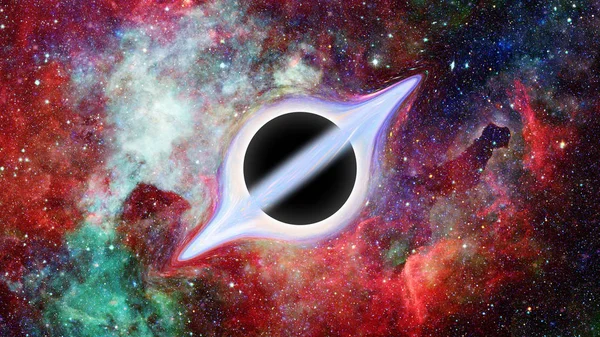 Μαύρη Τρύπα Ταπετσαρία Επιστημονικής Φαντασίας Στοιχεία Αυτής Της Εικόνας Που — Φωτογραφία Αρχείου