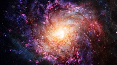 Starfield yıldız tozu ve nebula uzayı. Galaksi yaratıcı geçmişi. Bu görüntünün elementleri NASA tarafından desteklenmektedir.