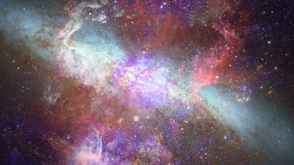 Köd Csillagok Mély Űrben Rejtélyes Univerzum Kép Nasa Berendezett Elemei — Stock Fotó